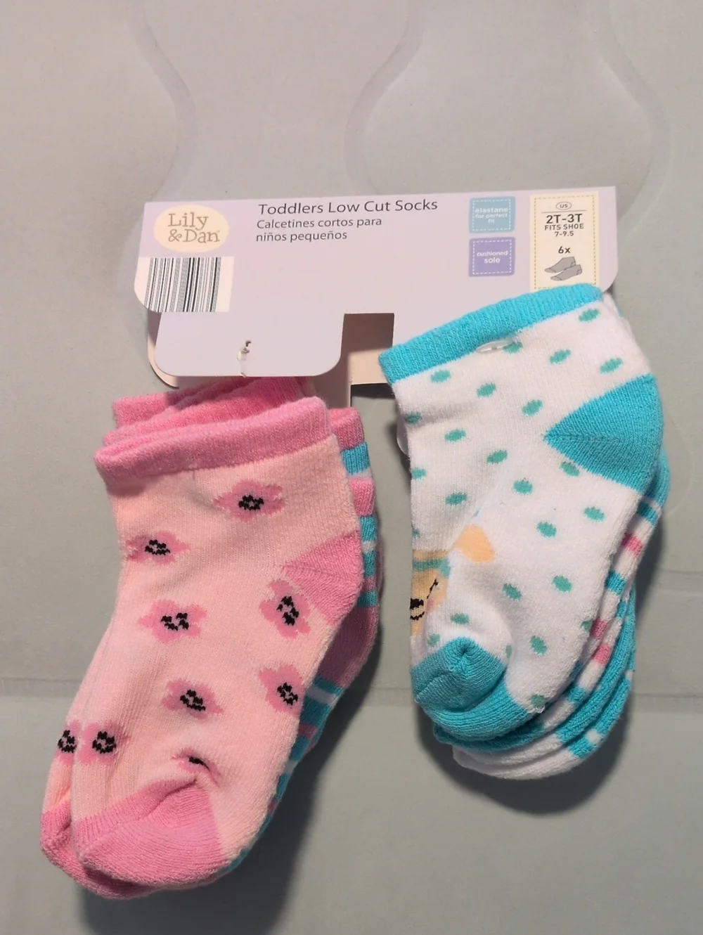 2T-3T Socks Low Cut - Picture 1 of 4